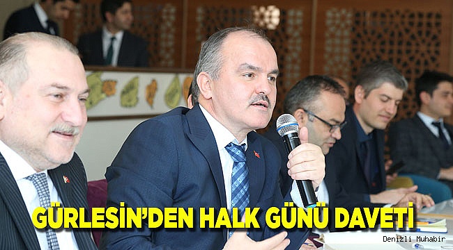 BAŞKAN GÜRLESİN’DEN HALK GÜNÜ DAVETİ