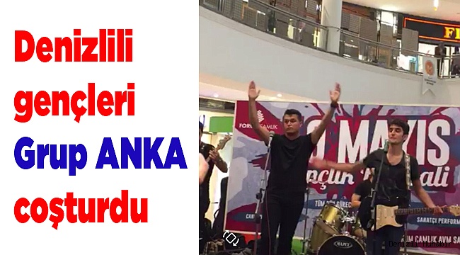 Denizlili gençleri Grup ANKA coşturdu