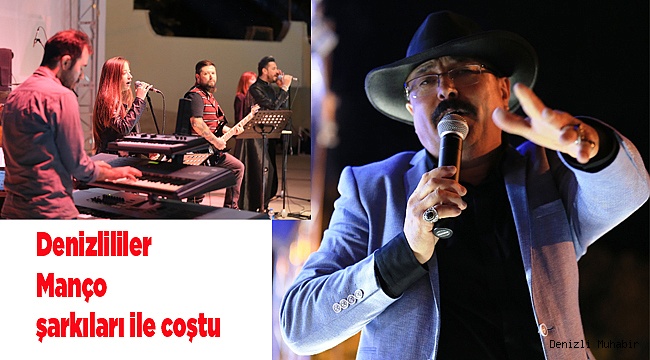 Denizlililer Manço şarkıları ile coştu