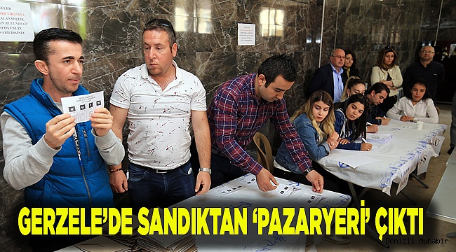 GERZELE’DE SANDIKTAN ‘PAZARYERİ’ ÇIKTI