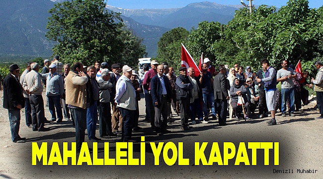 KAMYONLARIN YOLUNU KESTİLER