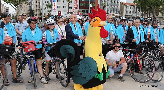 Sağlık için pedal çevirdiler