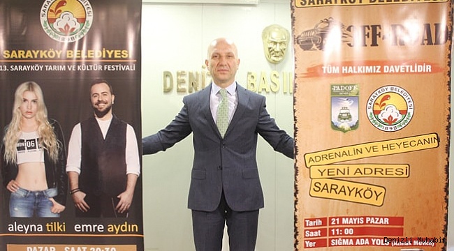 Sarayköy Tarım ve Kültür Festivali 13'üncü kez düzenlenecek