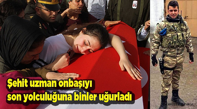 Şehit uzman onbaşıyı son yolculuğuna binler uğurladı