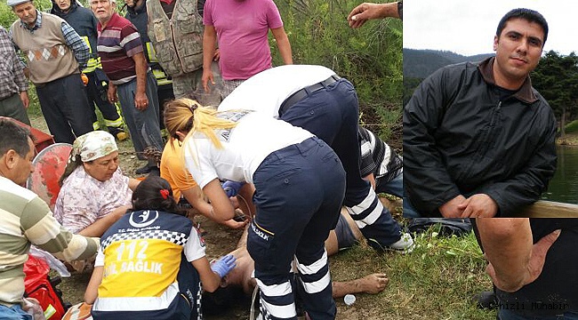 Traktör sulama kanalına devrildi: 1 ölü