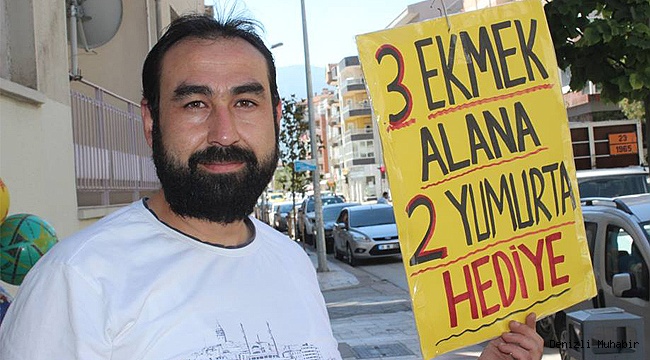 3 EKMEK ALANA 2 YUMURTA BEDAVA