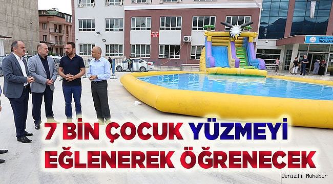 7 BİN ÇOCUK YÜZME ÖĞRENECEK