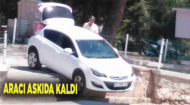 ARACI ASKIDA KALDI