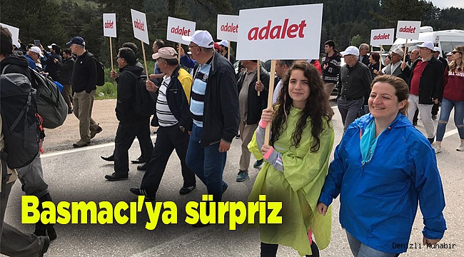 Basmacı'ya sürpriz