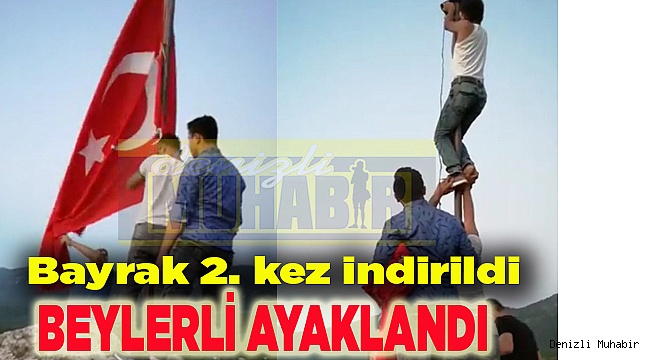 Bayrak için ayaklandılar