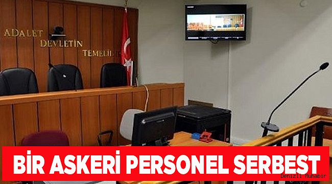 BİR ASKERİ PERSONEL SERBEST