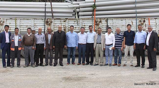 Çameli'de Tarımsal sulamaya destek