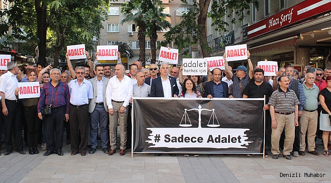 CHP Denizli’den ‘Adalet Yürüyüşü’ne 2 dakikalık destek