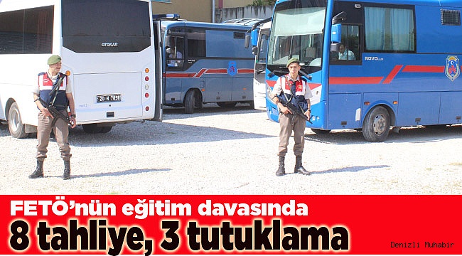 FETÖ’nün eğitim davasında 8 tahliye, 3 tutuklama