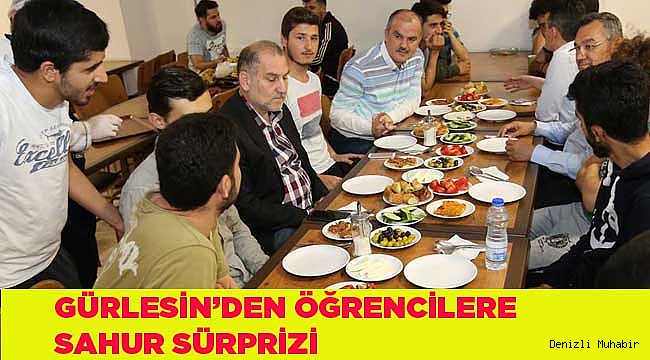 GÜRLESİN’DEN ÖĞRENCİLERE SAHUR SÜRPRİZİ