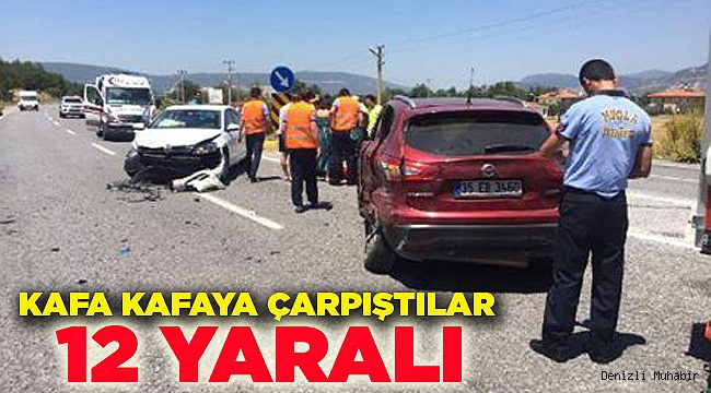 Muğla-Denizli Karayolunda kaza
