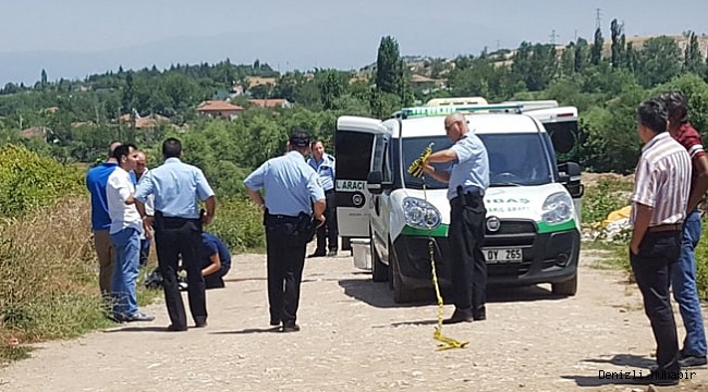 Tarlasını sulamaya giderken ceset buldu