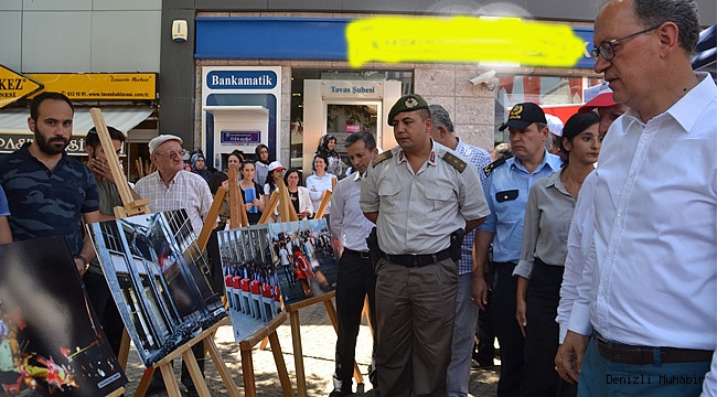 15 TEMMUZ RESİM SERGİSİ TAVAS'TA AÇILDI