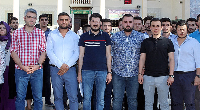 AK PARTİLİ GENÇLERDEN İSRAİL’E TEPKİ