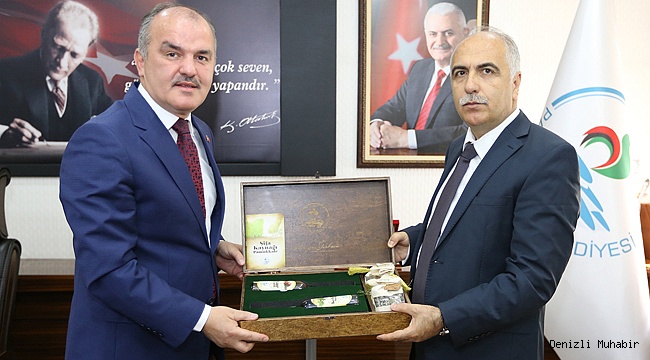 BAŞKAN GÜRLESİN’E İADE-İ ZİYARET