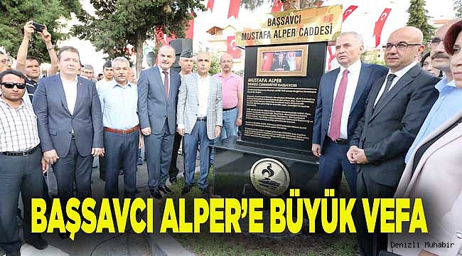 BAŞSAVCI ALPER’E BÜYÜK VEFA