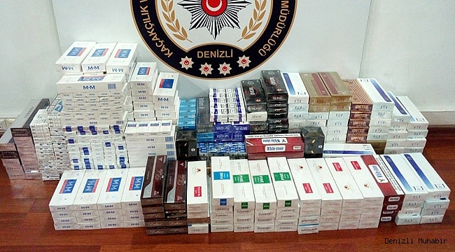 Denizli’de sahte para ve kaçak sigara operasyonu