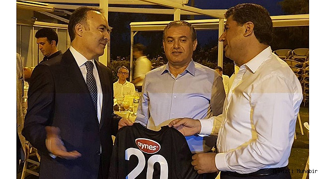 DENİZLİSPOR, VALİ AHMET ALTIPARMAK'IN VEDA YEMEĞİNE KATILDI...