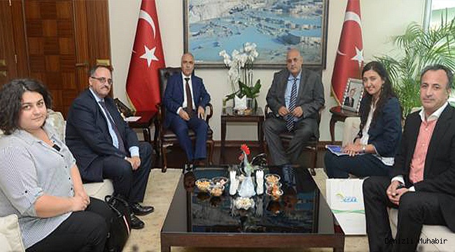 DUBAİLİ İŞADAMLARI VALİ KARAHAN'I ZİYARET ETTİ