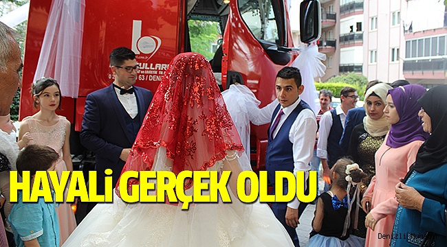 EKMEK TEKNESİ GELİN ARABASI OLDU