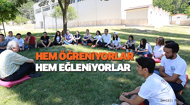 GENÇLİK KAMPI ZİYARETÇİLERİNİ AĞIRLIYOR
