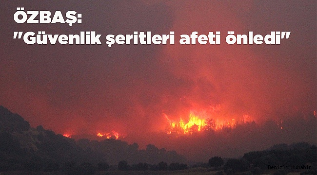 "Güvenlik şeritleri afeti önledi"