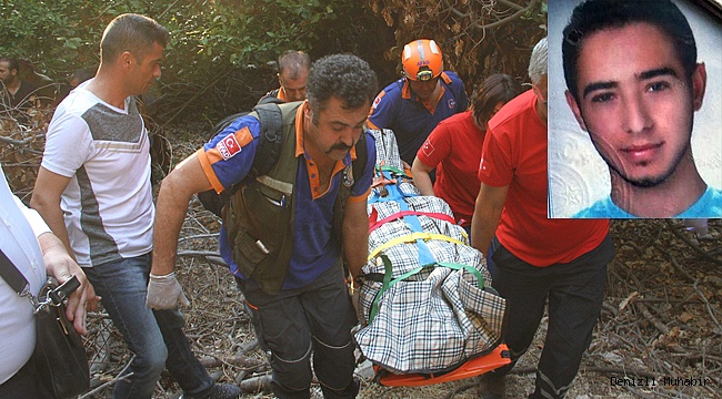 Kayalıklardan düşen genç hayatını kaybetti