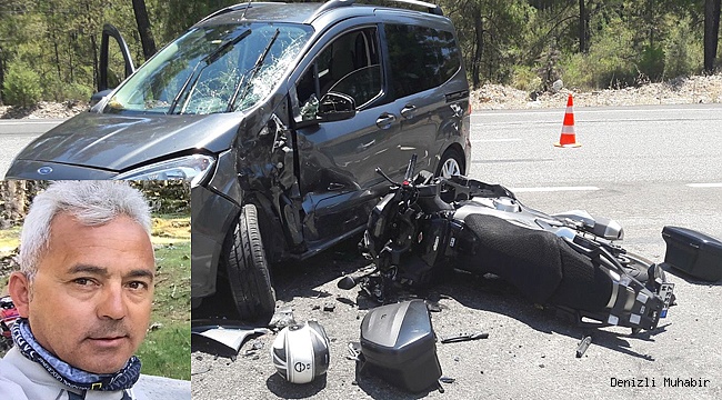 Motosiklet kazası: 1 ölü