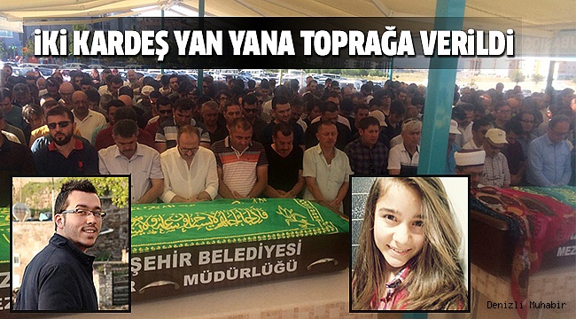 ÖLEN KARDEŞLERİ ARKADAŞLARI SİYAH TİŞÖRTLERLE UĞURLADI