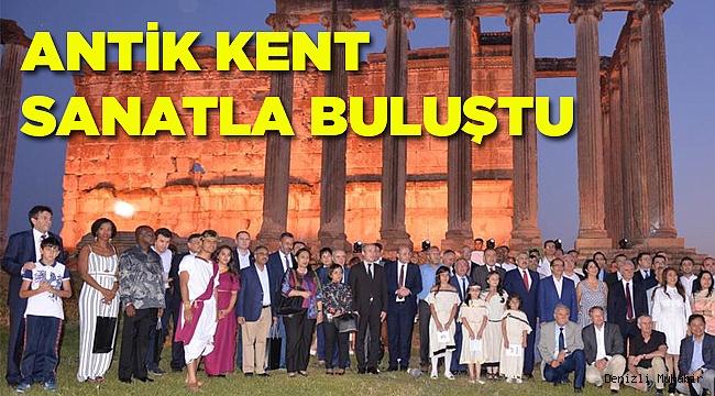 PAMUKKALE'DE İLK KEZ DÜZENLENDİ