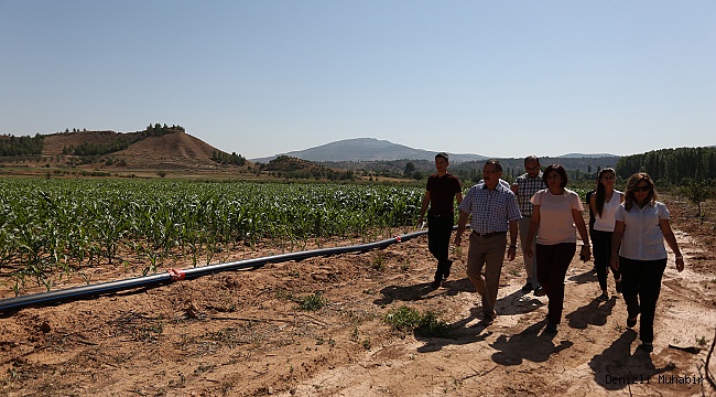 REKTÖR BAĞ ÇAL’DA İNCELEMELERDE BULUNDU