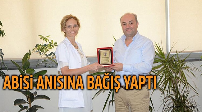 PAÜ HASTANESİNE ANLAMLI BAĞIŞ