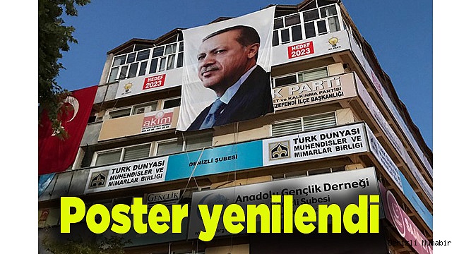 Poster yenilendi