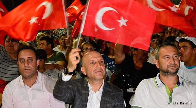 Sarayköy’de 15 Temmuz’a yakışır program