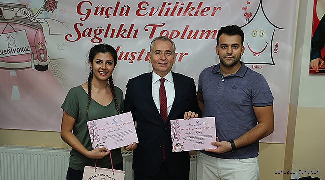 SERTİFİKALARI BAŞKAN OSMAN ZOLAN DAĞITTI
