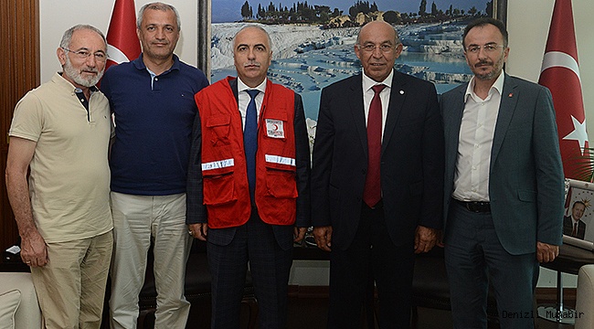 KIZILAY DENİZLİ, VALİ KARAHAN'I ZİYARET ETTİ