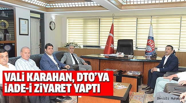 VALi KARAHAN, TiCARET ODASINI ZiYARET ETTi