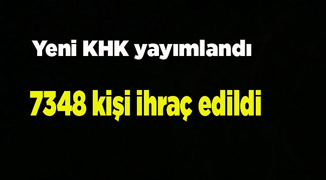 YENİ KHK YAYIMLANDI