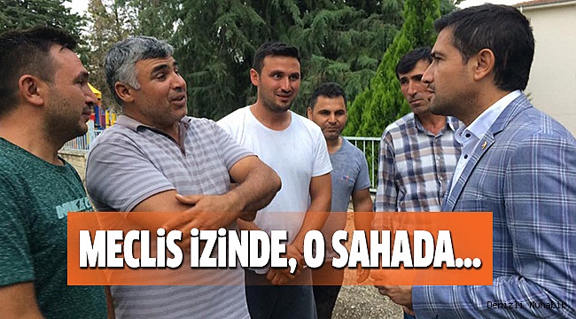 AKP’Li ÖZKAN VATANDAŞIN SORUNLARINI DiNLiYOR