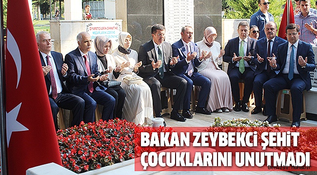 BAKAN ZEYBEKCİ ŞEHİTLİĞİ ZİYARET ETTİ