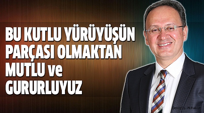 BAŞKAN AKYOL'UN AK PARTİ'NİN 16. YILI İÇİN MESAJI