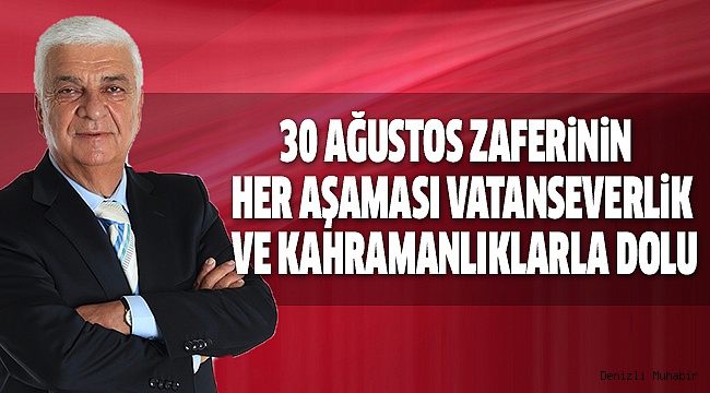BAŞKAN KEÇECİ’DEN 30 AĞUSTOS MESAJI