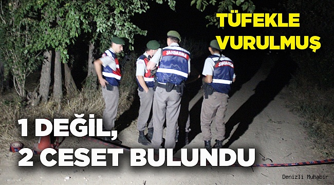 Denizli’de iki kişi tarlada ölü bulundu