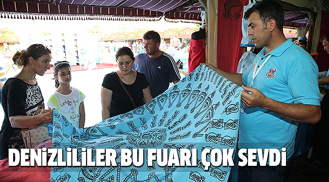 DENİZLİ HALKI FUARA AKIN ETTİ