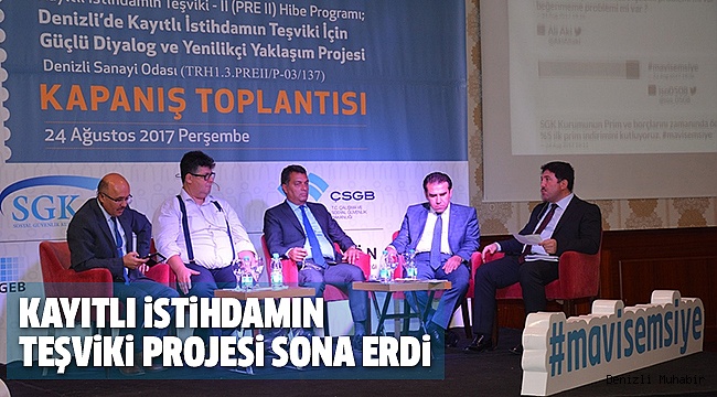 DSO, KAYITLI İSTİHDAMIN TEŞVİKİ PROJESİNi TAMAMLADI